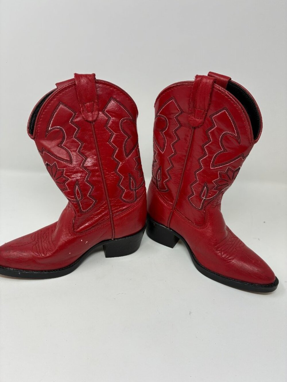Cowboy Boots Western Cowgirl Embroidered Kids Size 10.5 Lightup - Picture 2 of 7
